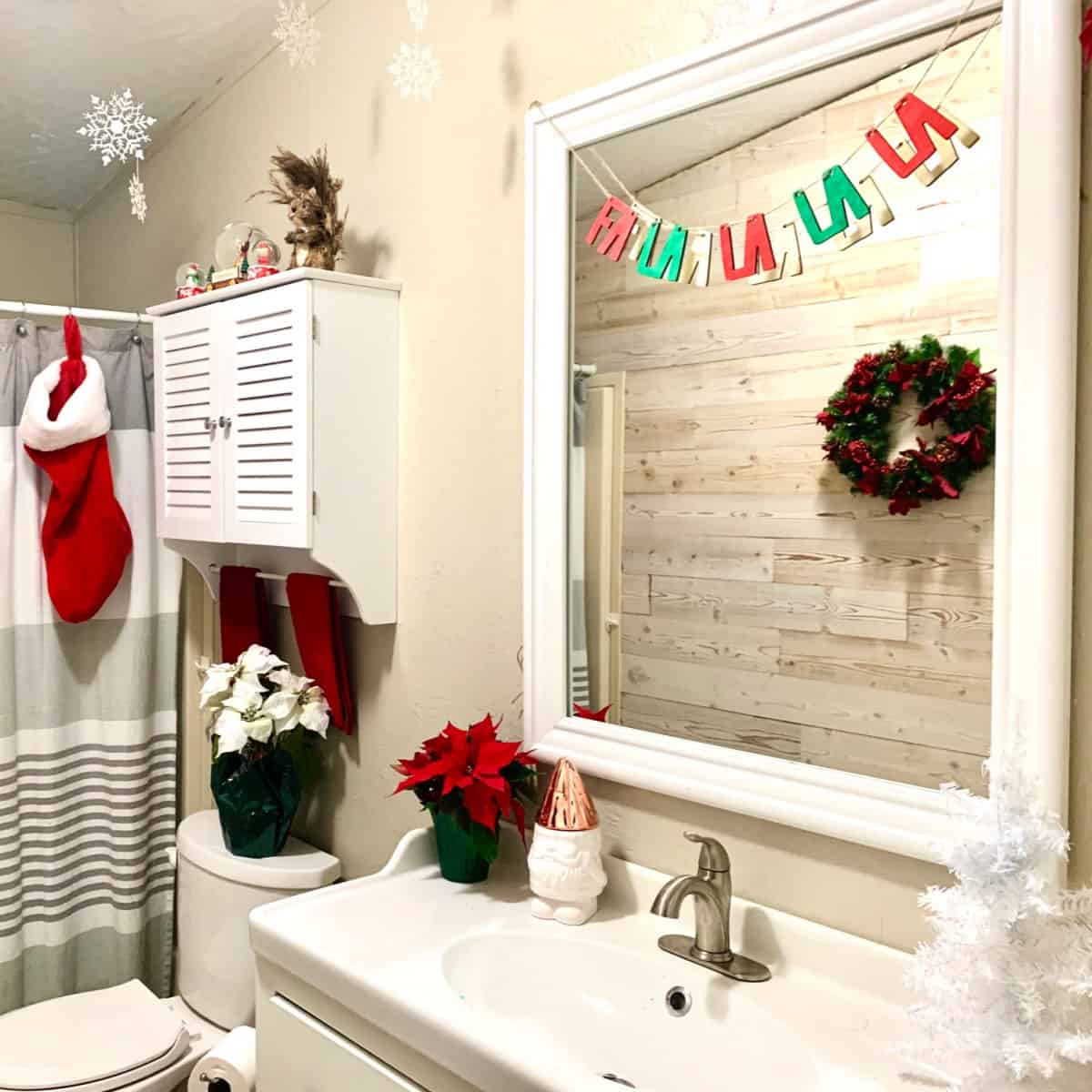 Festive Delight Transforming Your Bathroom with Christmas Decor