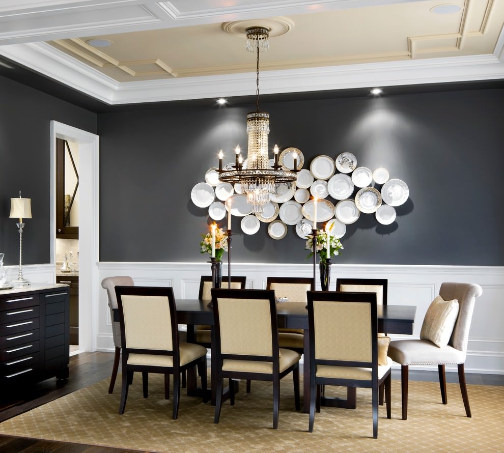 Artful Ambiance Inspiring Wall Decor Dining Room Idea
